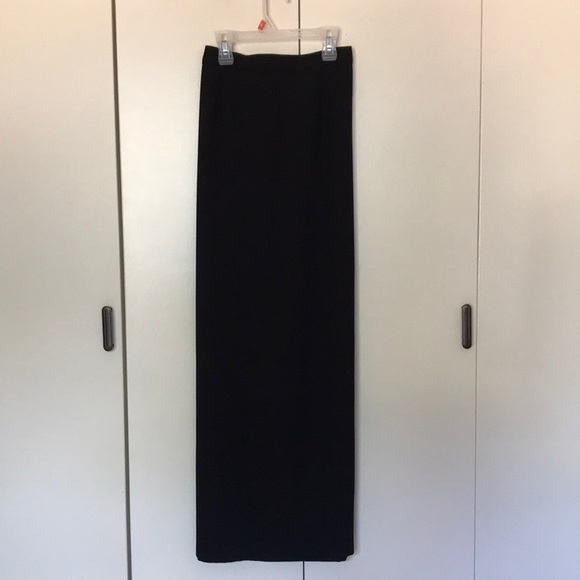 Women’s Holt Renfrew Black Maxi Evening Skirt, US size 14 - Picture 1 of 5